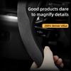 BPCN4 Suitable for Skoda Anti-Slip Buckle Segmented Suede Steering Wheel Cover Suitable for Kodiaq Octavia3 Octavia2 Superb3 Fabia Karoq Octavia A7