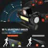Superhelle LED-Stirnlampe Wiederaufladbare Wasserdichte Taschenlampe Mit XPE COB Perlen Und Heckmagnet Duale Lichtquellen Arbeitsleuchte