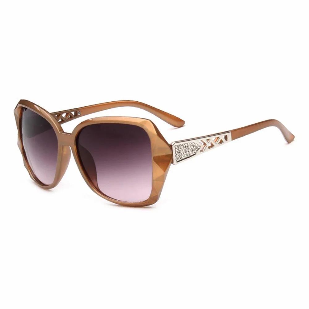 Fashion Big Purple Sunglasses Women Luxury Square Sun Glasses Female Mirror Shades Ladies UV Protection