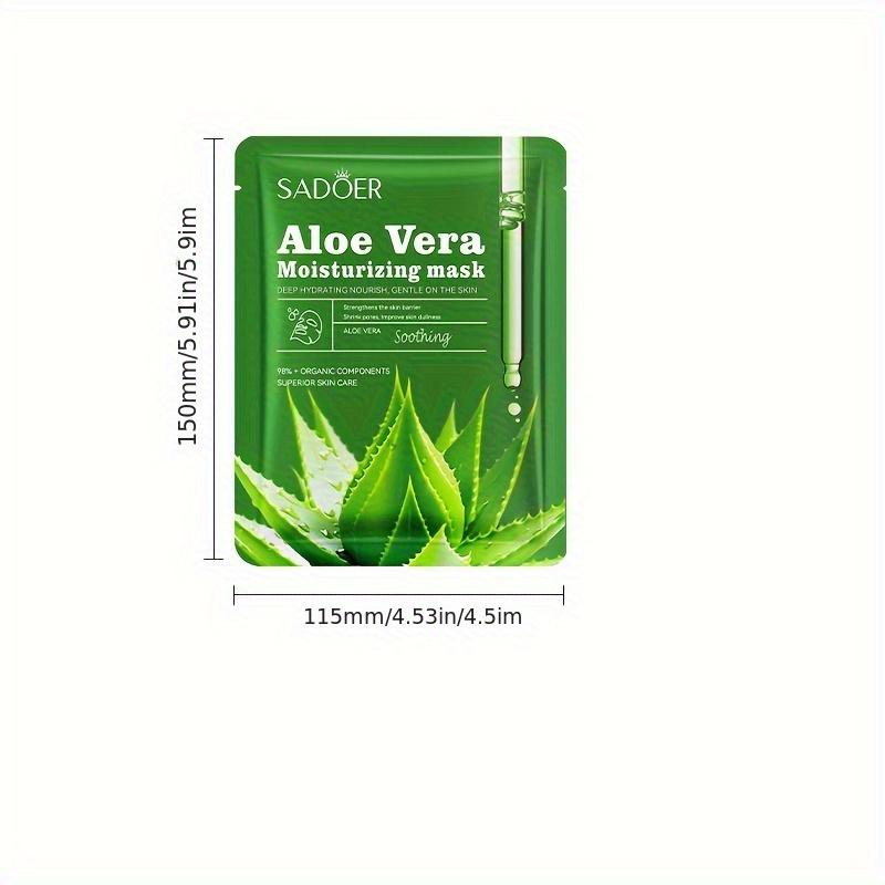 1/5/10 buc Măști Faciale Unisex pentru Adulți cu Aloe Vera Hidratante Foi pentru Față Glicerină Trehaloză Fără Alcool Fără Parfum Tipuri pentru Îngrijirea Pielii