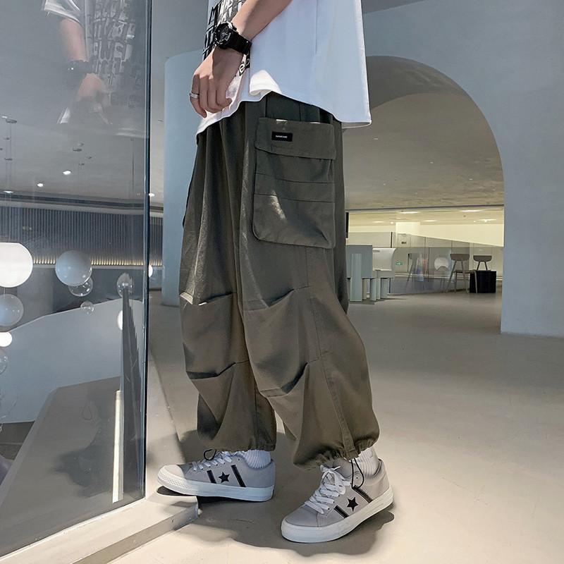 Men Cargo Pants With Multiple Pockets For Casual Summer Wear