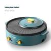ZISIZ Electric BBQ Grill and Hot Pot Combo