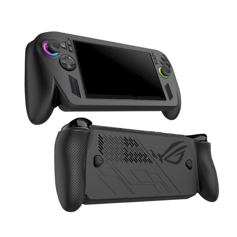 New Silicone Handheld Game Console Case Soft Anti Slip Protective Cover Ergonomic Shockproof Host Shell for ROG Xbox ally X