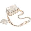 Fashionable Crossbody Bag Adjustable Shoulder Strap Shoulder Bag Windmill Print Camera Bag Three Piece Set Small Square Bag