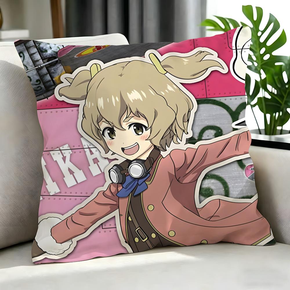 Anime The Magnificent Kotobuki Cushion Cover Cushion Cover Set Pcs X X X Pillowcase Decorative Sofa Home Decor