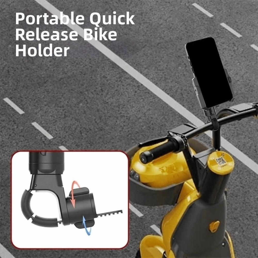 360 Degree Rotation Bicycle Phone Mount Scooter Phone Holder  For Bicycle Riding