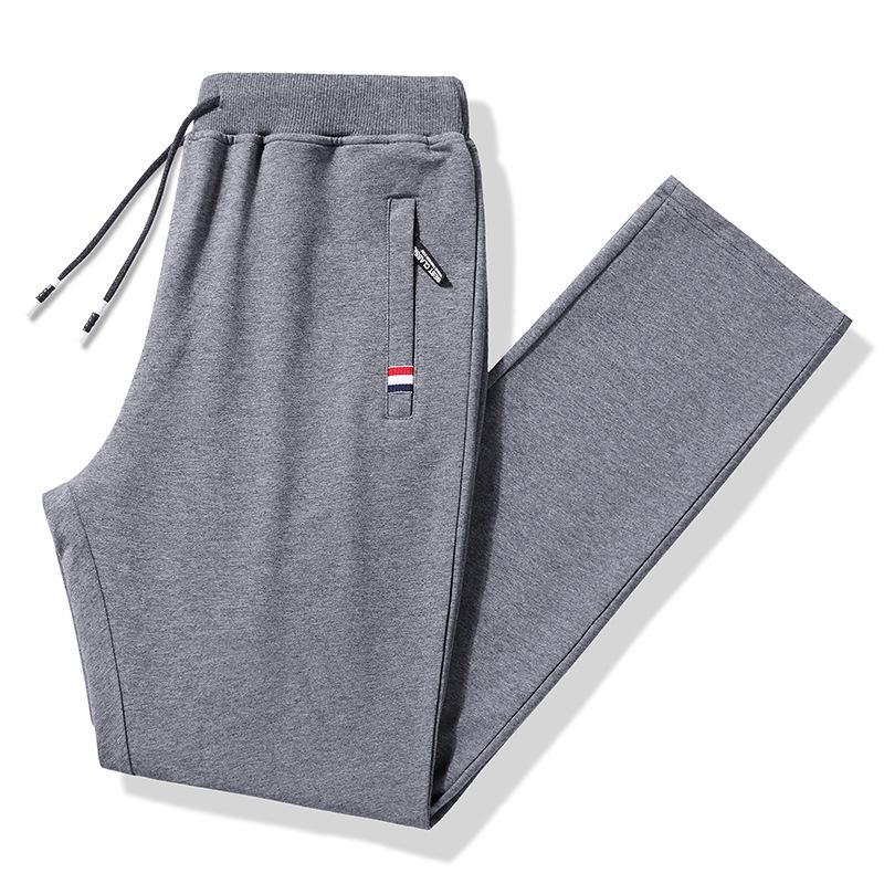 Casual Joggingbroek voor Heren - Fleece gevoerd, Grote Maten, Met boorden, Dik, Veelzijdig, Voor buiten & Trendy