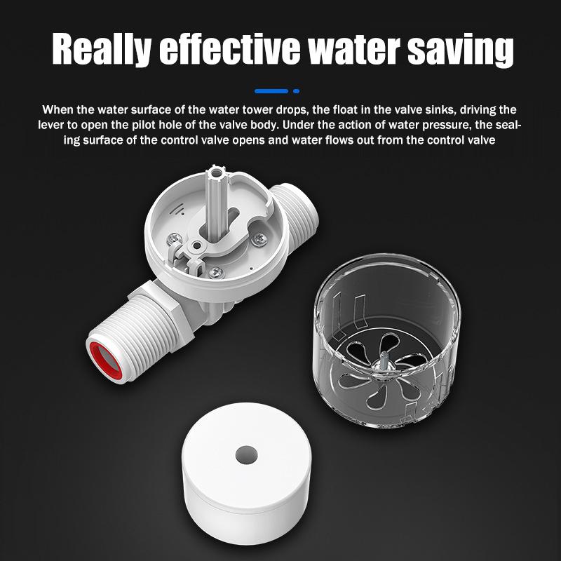 1/2"3/4"Automatic Water Level Control Valve Tower Floating Ball Valve Installed Inside The Tank Plug-In Free Inlet And Outlet