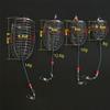 Feeder Holder Fishing Bait Cage Basket Feeder Fishing Accessories Feeder Cage Stainless Steel Bait Cage Basket Fishing Trap