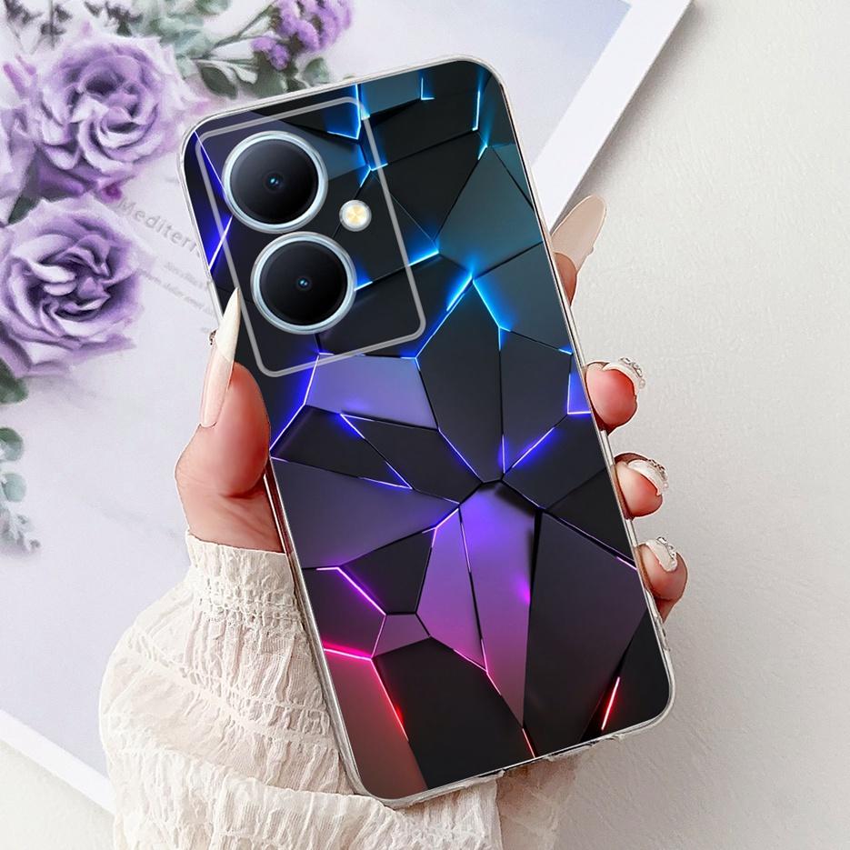 For Vivo Y78 Plus 5G Case V2271A New Luxury Painted Cover Soft Slim Phone Case For Vivo V29 Lite V29LIte V2244 Y78+ Fundas Coque