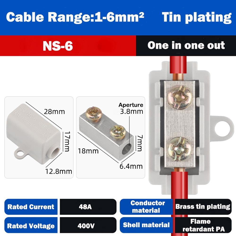 Conductor Brass High Power Splitter Quick Terminal Block Docking Terminal Blocks Compact Splice Electrical Connectors