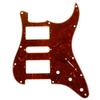 Musiclily Pro 11-Hole HSH ST-Type Pickguard for USA/Mexico Stratocaster Electric Guitars, Brown Tortoiseshell 4-Piece Set