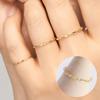 [Helenejw] Corrente de Bolas Vienesa 14K Ouro Anel Tipoa