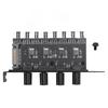 Controller di Velocità Ventola di Raffreddamento PC 12V 4PIN 3PIN 4 Manopole Alimentazione SATA PC Hub per Ventole a 8 Canali per