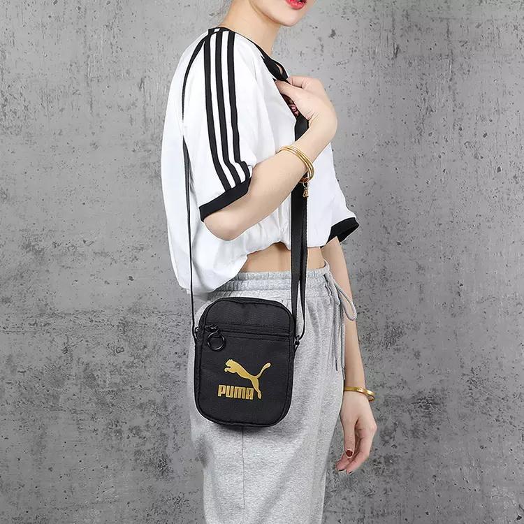 Puma Fabric Crossbody Bag , Shoulder Bag Unisex Black (Unisex) Crossbody Bags 076927 01