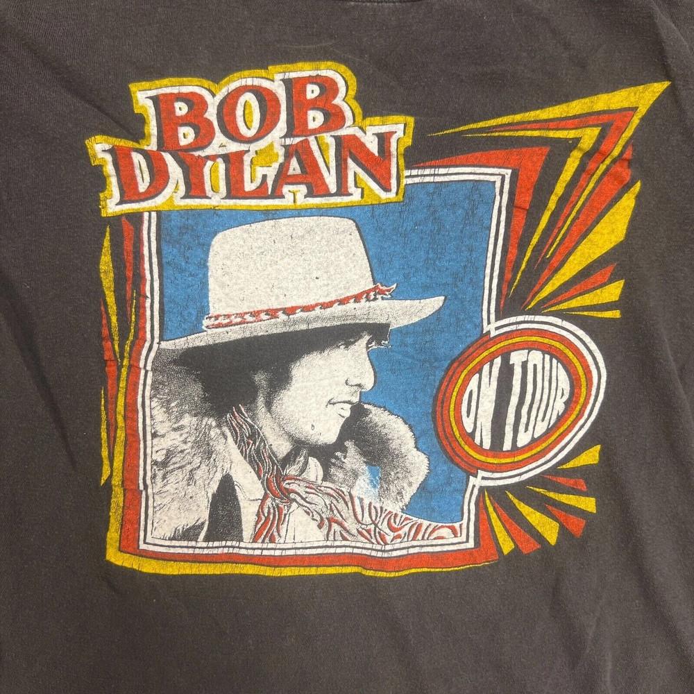 Bob Dylan Black 1970s Concert Tour TShirt Cotton Tee S5XL Unisex T-Shirt