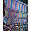 Iridescent Gradient Reflective Four-Way Stretch Fabric In Seven Colors