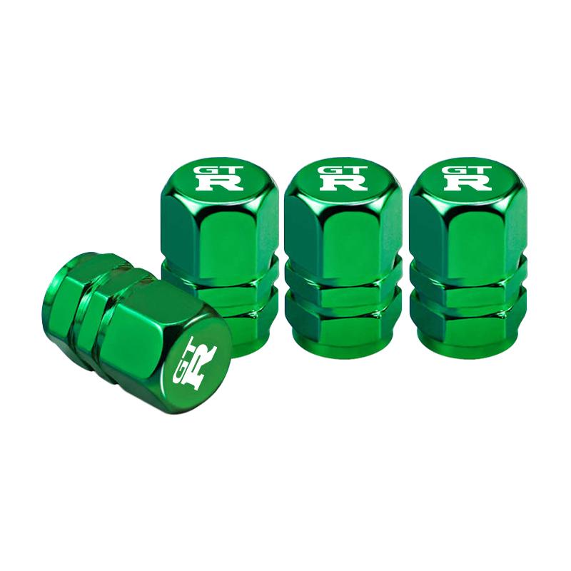 4Pcs Car Tire Valve Caps Metal Styling Tyre Air Stems Cover For Nissan X-trail Qashqai Note Juke Sentra Patrol Navara Micra
