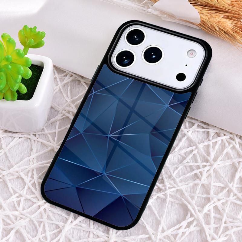 The Light Waves Geometry Abstract Triangle Shockproof Phone Case for iPhone 17 Air 16e 15 11 12 14 13 Pro Max Cover Coque