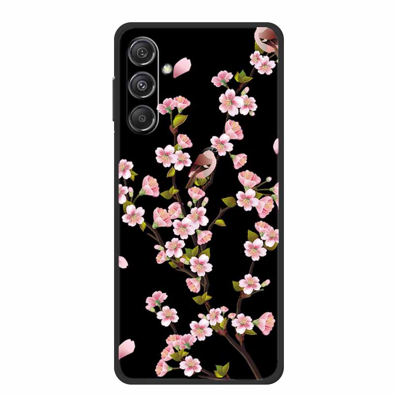 Black Silicone Case For Samsung Galaxy M17 5G Case Cartoon Cat Soft Back Cover For Samsung M17 2025 Case M 17 Shockproof Coque
