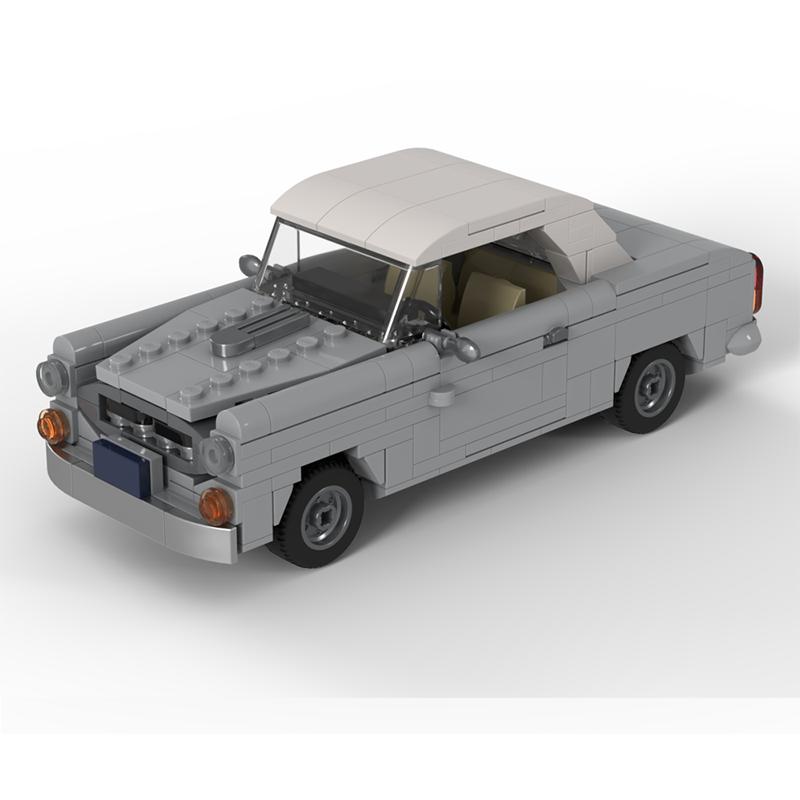 Building Block Toy Model MOC Car 403 Convertible 8 Wide MOD 412 Parts For Boys Adults Children Display Christmas Gift