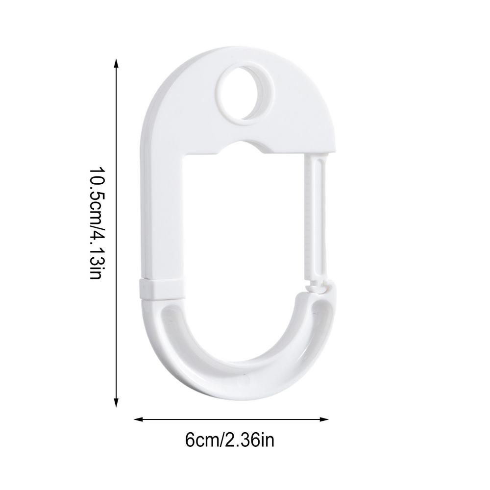 Table Hook 2 Pieces Double-Ended Round Hole Holder Portable Desk Hook For Home Office Study School Indoor Family Students Adults