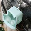 Tragbares Hänge-Ventilator-Nebelkühler-Set Schnellkühlung Eisbox-Aufsatz mit 4 wiederverwendbaren Bechern für Zuhause Bodenventilator Kühlwerkzeug