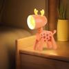 LED Mini Cute Night Light Cartoon Puppy Deer Shape Night Lamp Remote Control for Kids Bedroom Decor Bedside Lamp Christmas Gifts