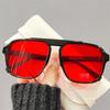 Men Oversized Sunglasses Classic Big Frame Sport Eyewear UV400 Vintage Brand Design Shades Trendy Glasses