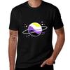 2025 New Nonbinary Space Planet TShirt Anime Stuff Graphic Tee Shirt Heavyweights Sports Fans Heavy Weight T Shirts for Men
