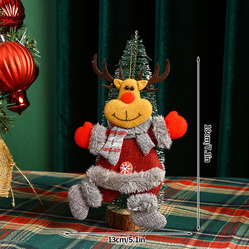 Christmas Dolls Christmas Ornaments New Year Hanging Pendant Xmas Decor Christmas Gifts Doll Christmas Decorations Navidad