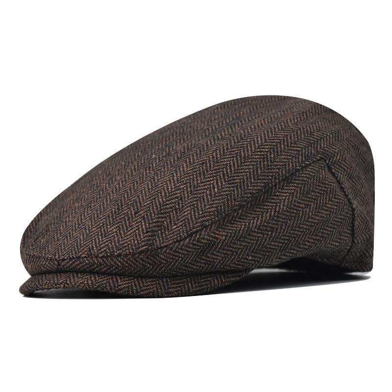 Cotton Beret Hat For Men With Adjustable Fit Casual Outdoor Travel Accessory