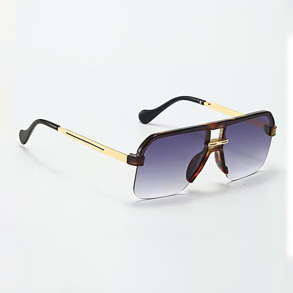 New in Sunglasses for Women Modern Fashion Transparent Frame Gradient Yellow Pink Lens Square Glasses Gift for Friend