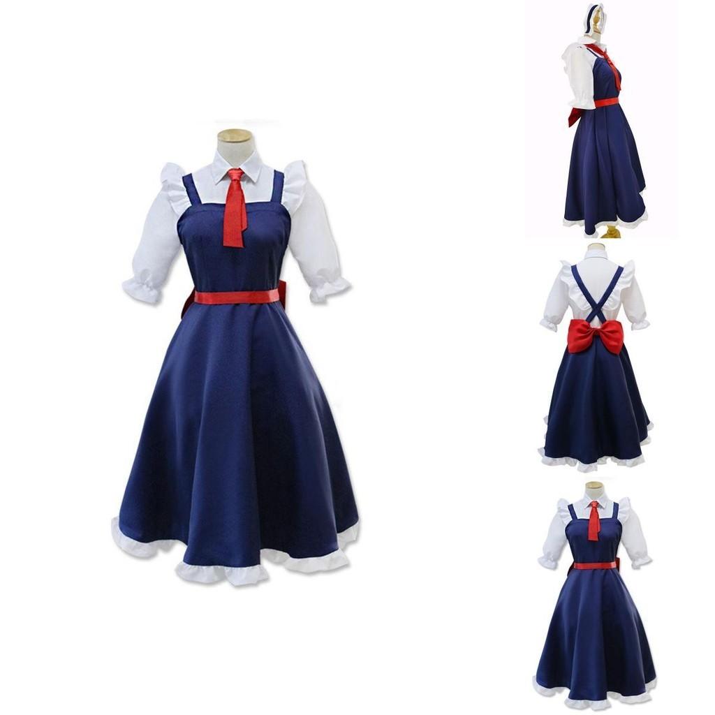 Elegant Miss Kobayashi's Dragon Maid Tohru Maid Dress Cosplay Costume With High-quality Durable Materials