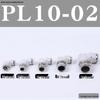 Pneumatik-Schnellkupplung: PL8-02, 4-M5, 6-01, 10-03, 12-04 Gewindeknie
