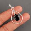 Piatră prețioasă rară de Onyx Negru Bijuterii din Argint Sterling 925 Pandantiv Bohemian Realizat Manual PP-3-13