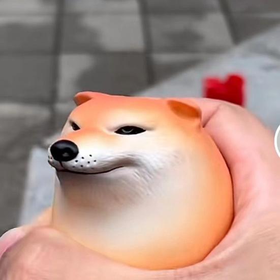 1/2/3/4Pcs Shiba-Inu Soft Egg Toy Slow Rebound Stress Anxiety Relief Portable Kids Teens Adults Cartoon Dog Squeeze Squishes Sensory Fidget Toy