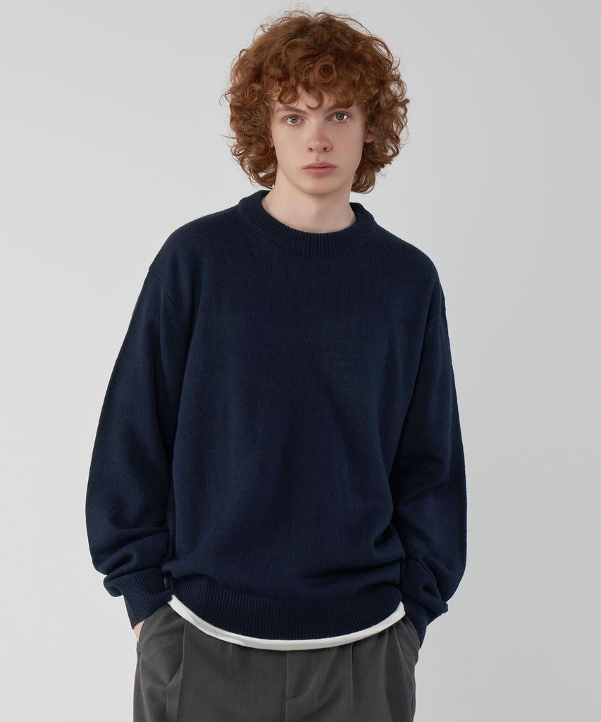 UNTAPPED STUDIO [2Pack] Oversized Hacci Round Knit 6 Colors (Type B)