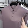 Firstview Men's Silk Blend Business Casual Short-Sleeve Polo Shirt FX1069