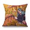 Abstract Oil Painting Pop Art Home Decoration Sofa Throw Pillow Case Cotton Linen Cushion Cover
