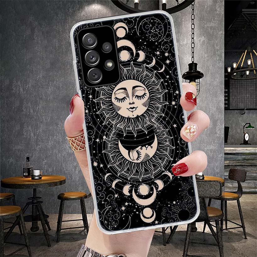 Funny Sun Moon Face Soft Phone Case For Samsung Galaxy S22 S23 S24 S25 Edge S26 Ultra S20 FE S21 Plus + Fundas Coque Galaxy S20