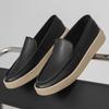 Chaussures en Cuir pour Homme Robes Formelles Chaussures de Marche à Semelles Plates Tendance Légères et Confortables Chaussures Oxford Décontractées Tendance