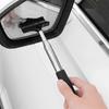 Side Mirror Squeegee, Car Rearview Mirror Cleaning Brush, Telescopic Exterior Mirror Cleaner for Wiping Defogging, Portable Snow Removal Car
