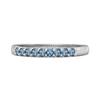 London Blue Topaz Band Petite Eternity Ring - 925 Sterling Silver