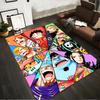 Anime Character Colorful Designed Floor Mat, Suitable As a Non-slip Mat for the Living Room or Bedroom Sofa
