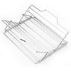 Adjustable Roast Turkey Rack Stainless Steel Poultry Grill for Smoking Grilling Multi-Purpose BBQ Rib Rack