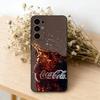 CocaS-S Fashion C-Cola  Phone Case Black Silicone Soft For Samsung S25,S24,S21,S22,S23,S30,Ultra,S20,Plus,Fe,Lite