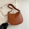 Women Retro Crossbody Bag PU Leather Versatile Satchel Bag Large Capacity Casual Tote Handbag Female Daily Shoulder Bag KTB
