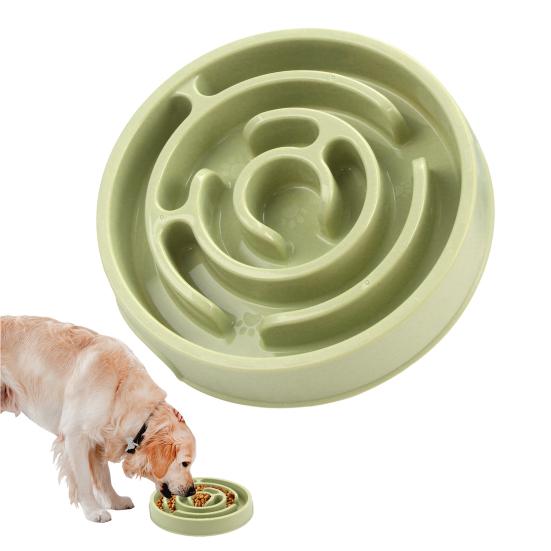Slow Feeder Dog Bowl Slow Feeding Pet Bowl Maze Puzzle Bowl Prevents