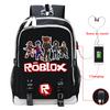 Cartoon-Spiel-Merchandise-Druck Computertasche Outdoor-Freizeit Mit USB-Schnittstelle Rucksack
